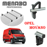 Krovni nosači za  OPEL Movano L1,L2 H1 H2 2010> 3 poprečne šipke+ graničnici