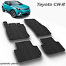 Gumeni auto tepisi za Toyota C-HR - komplet prednji i zadnji
