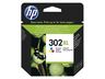 Tinta HP 302XL, tricolor, F6U67AE