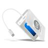 Ladica za disk AXAGON, 2.5" HDD/SSD, USB 2.0, adapter, bijelo (ADSA-1S)