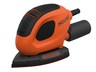 BLACK & DECKER vibracijska brusilica Mouse 55W +10 kom brusnih papira u koferu - BEW230BCA