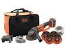 BLACK & DECKER akumulatorska kutna brusilica + pribor 5 ploča 18V 1x4,0Ah 125mm - BCG720M1A5