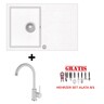 Helika Tesa SQT101-W alba sudoper + SHR J bijela slavina