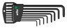 WIHA 34736 Ključevi TORX set dugi 9-40