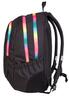 Školski ruksak ergonomski Target  Target  3 ZIP DUEL BLACK RAINBOW