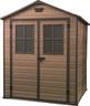 KETER SCALA 6X8 vrtna kućica 185x236x227cm - Smeđa_OŠTEĆENA - 97297710