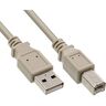 STANDARD USB2.0 kabel TIP A-B M/M, 3.0m, bež