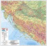 GEOGRAFSKA KARTA HRVATSKE 1:1 400 000, piši-brišI