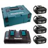 MAKITA LXT “Power set“  (4xBL1840, DC18RD, kofer) 197503-4