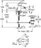GROHE EUROSMART NEW 32929002 miješalica za bide