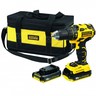 STANLEY FATMAX akumulatorska udarna bušilica FMCK478D2BC (2 x 18V, 2Ah) + torba - brushless motor