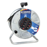 COMMEL kabelska motalica na metalnom bubnju 280 mm, H05RR-F 3G1,5 / 50 m