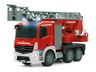 Jamara kamion na daljinsko upravljanje, vatrogasni Mercedes Antos, crveni 1:20