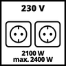 EINHELL agregat za struju TC-PG 25/E5 (230V, 50 Hz, maks. 2400W)