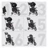 Smart trike 5501100 tricikl 7 u 1 str7  urban crni