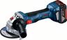 BOSCH Professional akumulatorska kutna brusilica GWS 180-LI (2 x 4.0 Ah, L-BOXX)