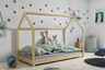 Dječji drveni krevet BELLA - svijetlo drvo- 200*90