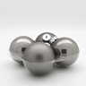 Staklene kuglice 10 cm/4kom - srebrne S/M