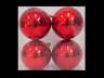 Plastične kuglice 10cm/4kom - crvena