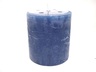 Svijeća frost 6.8x7.2cm - t. plava