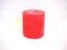 Svijeća frost 6.8x7.2cm - crvena