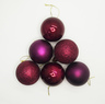 Plastična kuglica - Bordo 6 cm - 24 kom