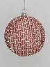 Stiropor kuglica Crveno-bijela 8 cm - 3 kom, 87784