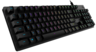 Logitech G512 CARBON, Gaming tipkovnica, GX Red switches, US Layout