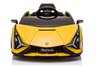 Licencirani auto na akumulator Lamborghini Sian žuti