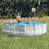 INTEX premium montažni bazen 457 x 107 cm sa filter pumpom + podloga + pokrivalo za bazen + ljestve