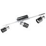 EGLO reflektor/3, LED, GU10, 3x5 W, krom/crna 'DAVIDA 1'