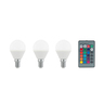 ŽARULJA LED, SET 3 KOM, E14 ,3X4W, 3000K, 300 lm, RGB-BIJELA DIMABILNA