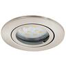 EGLO ugradbena/1, LED, gu10, 5 W, prom 80, 3000K, nikl mat 'TEDO'