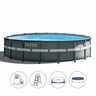INTEX ULTRA FRAMETM montažni bazen 549 x 132 cm sa pješčanom filter pumpom + podloga + pokrivalo za bazen + ljestve