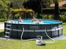 INTEX ULTRA FRAMETM montažni bazen 610 x 122 cm sa pješčanom filter pumpom + podloga + pokrivalo za bazen + ljestve