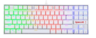 Redragon KUMARA 2 K552-2, RGB, mehanička gaming tipkovnica, bijela