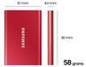 Vanjski SSD Samsung 1TB Portable T7 Red