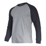 LAHTI PRO majica dugih rukava, 190 g/m², sivo-crna, - 2XL veličina