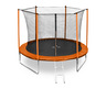 LEGONI trampolin FUN sa zaštitnom mrežom i ljestvama, 425cm, narančasti