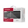 AXAGON ACU-DPQ65 zidni punjač 1xUSB-A QC4, 2xUSB-C PD 33/65W, crni