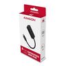 AXAGON USB-C HUB, 4x USB 3.2 Gen 1, 20cm, metal (HUE-M1C)