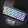 Redragon K630 RGB, gaming mehanička tipkovnica, brown switches, bijela