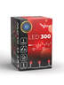 300 LED Lampica – Crvena boja – prozirna žica