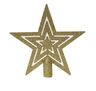 Vrh za bor- Zvijezda - 18cm- Zlatna