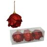 Stiropor kuglice- 8 cm- 3 kom- crvene