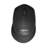 Logitech M330 Silent Plus, optički miš, 1000dpi, bežični, crni, USB (910-004909)