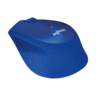 Logitech M330 Silent Plus, optički miš, 1000dpi, bežični, plavi, USB (910-004910)