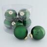 Staklene kuglice 8cm/8kom -  zelena t. S/M