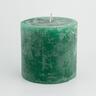 Svijeća frost 10xh9,5cm - t.zelena