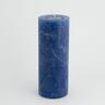 Svijeća frost 6,8xh18cm- t.plava